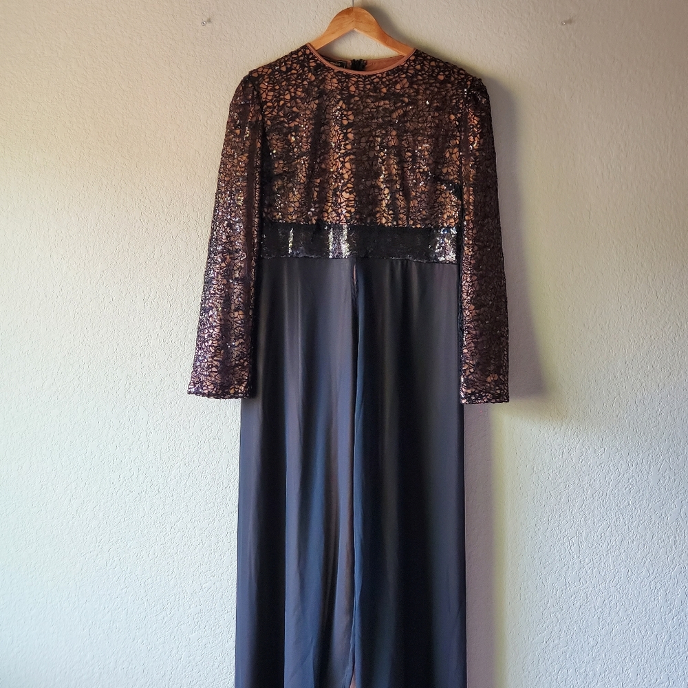 Black beautiful Modest maxi dress